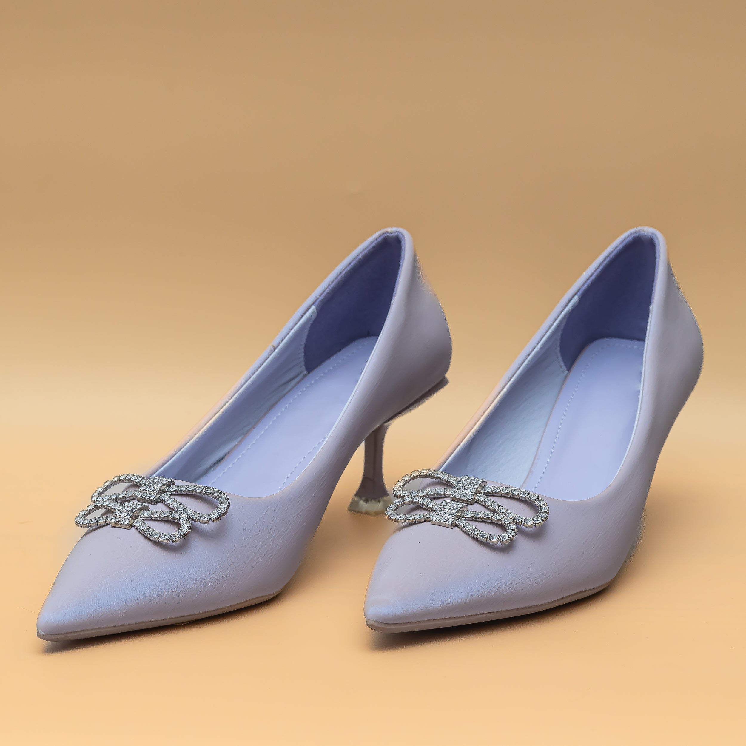 Infinity Bow Pumps - Light Purple