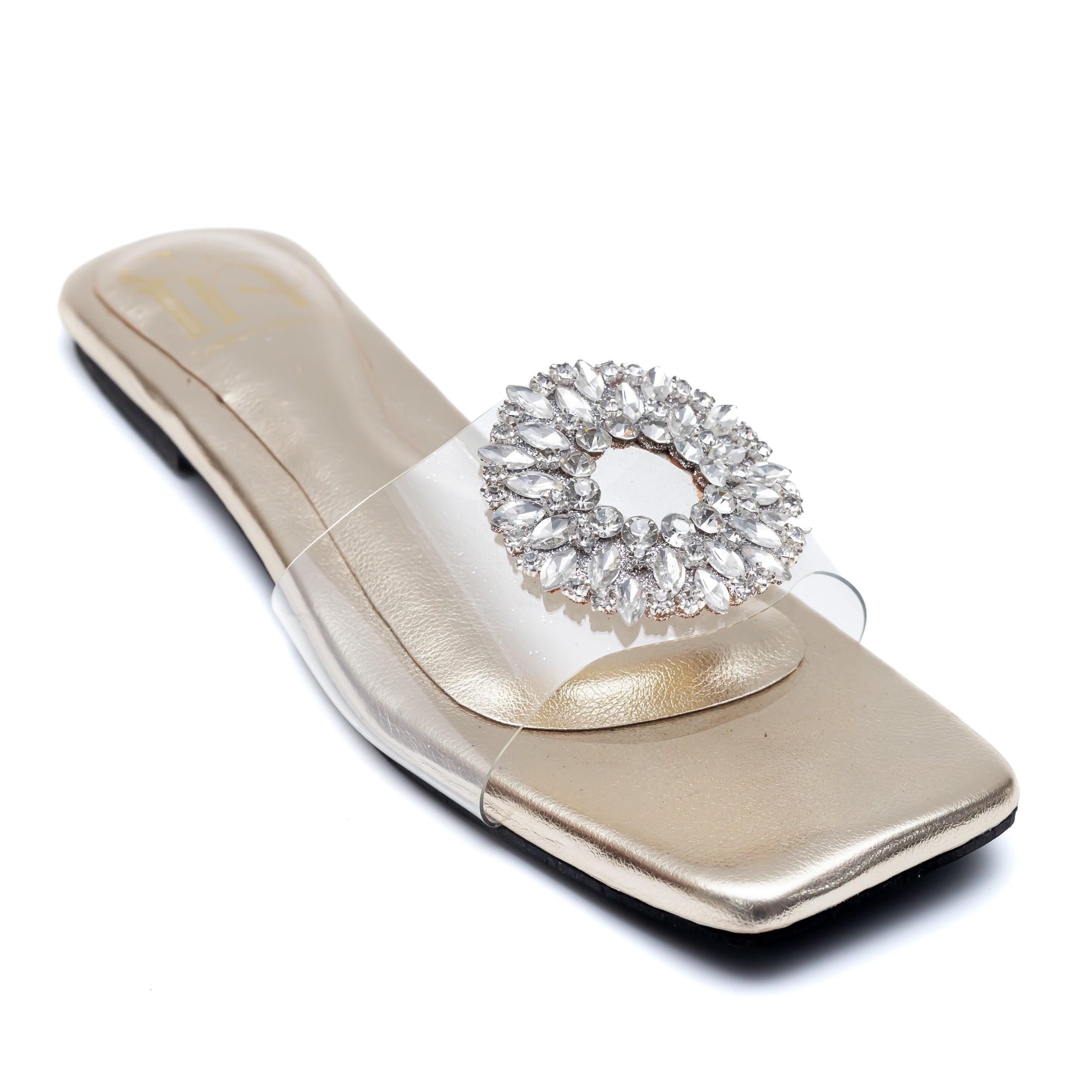 Round Broach Flats - Gold