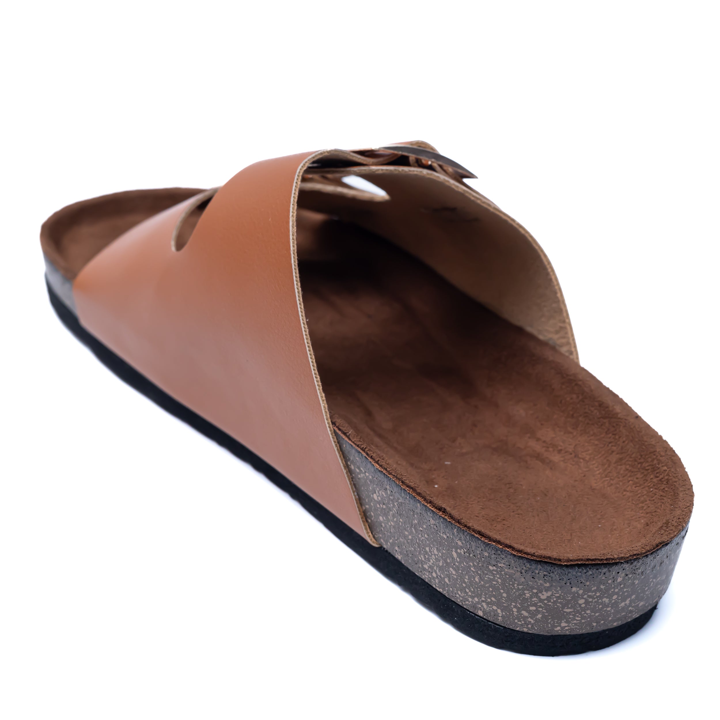 Buckle Strap Sliders - Tan