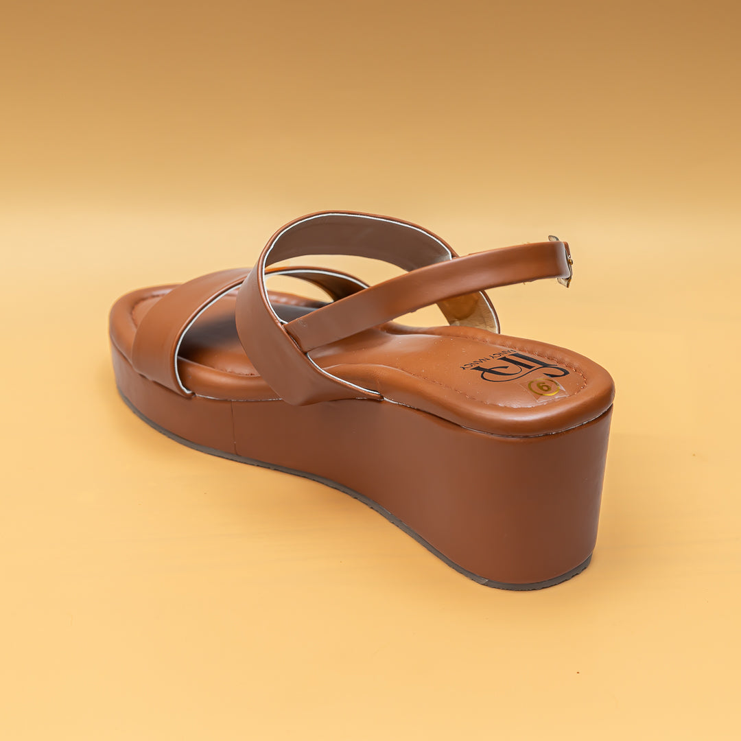 Twin Strap Sandals - Tan