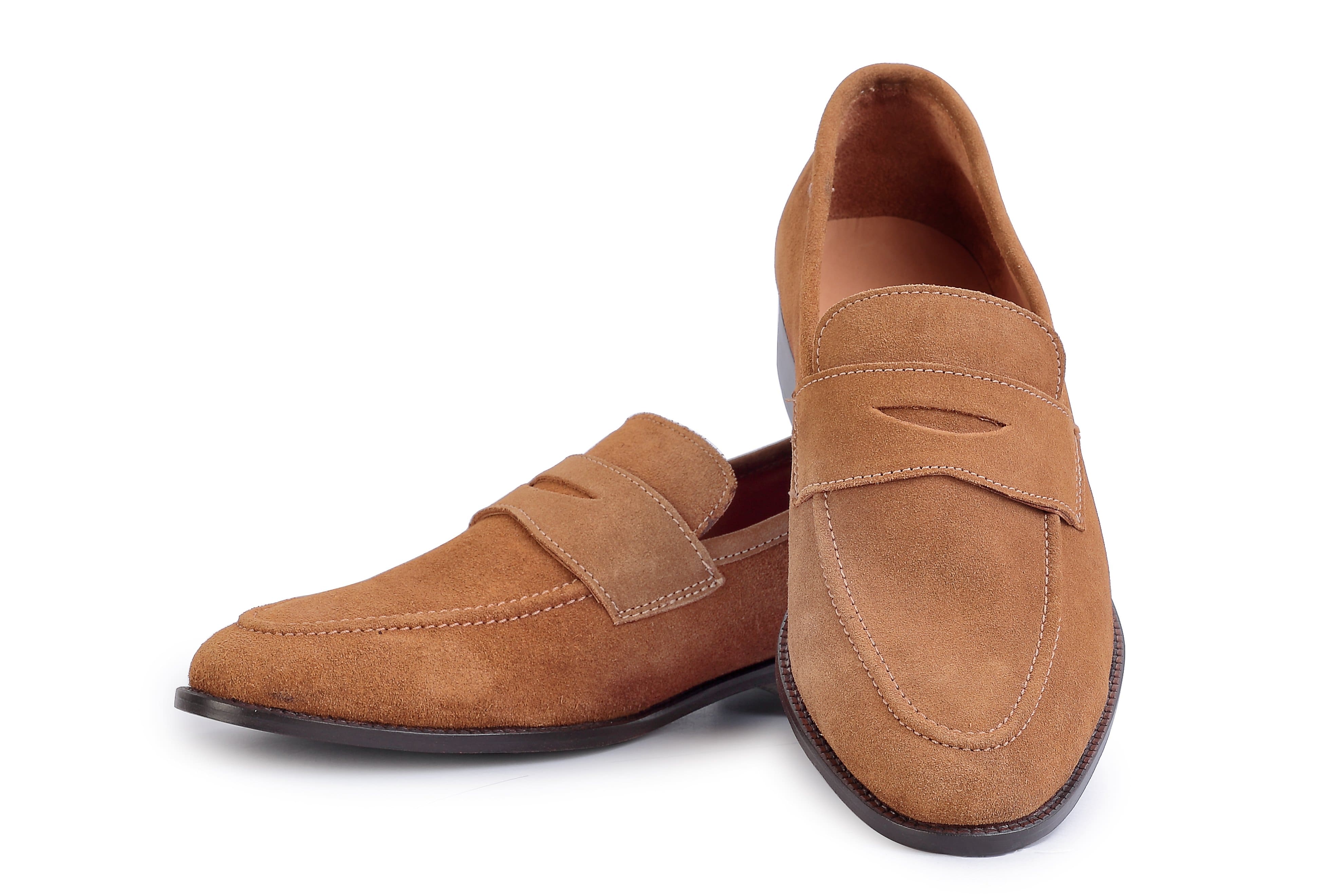 Rodio Suede Loafers - Tan - Dapperfeet