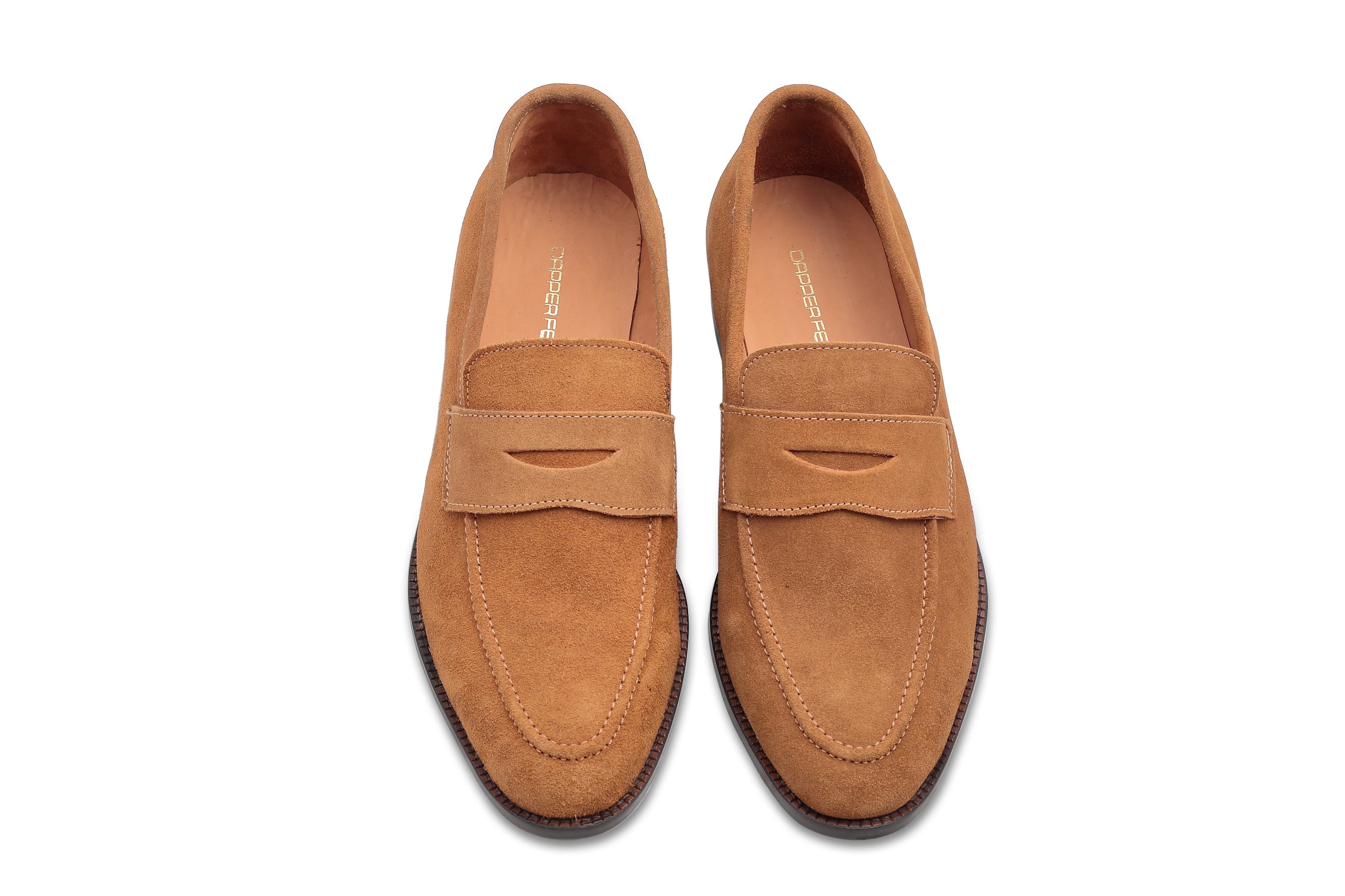 Rodio Suede Loafers - Tan - Dapperfeet