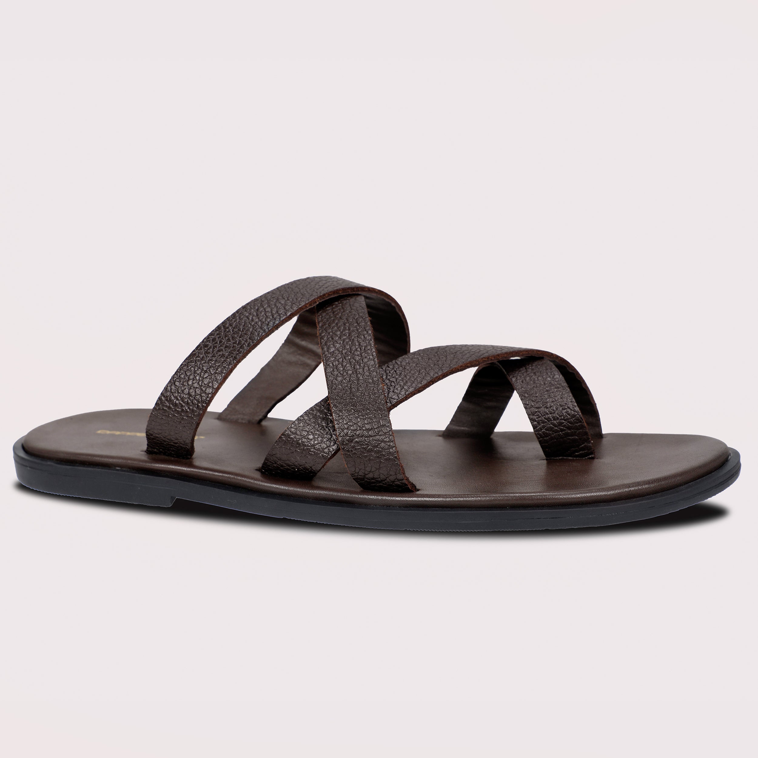 Mild Strap Slippers - Brown