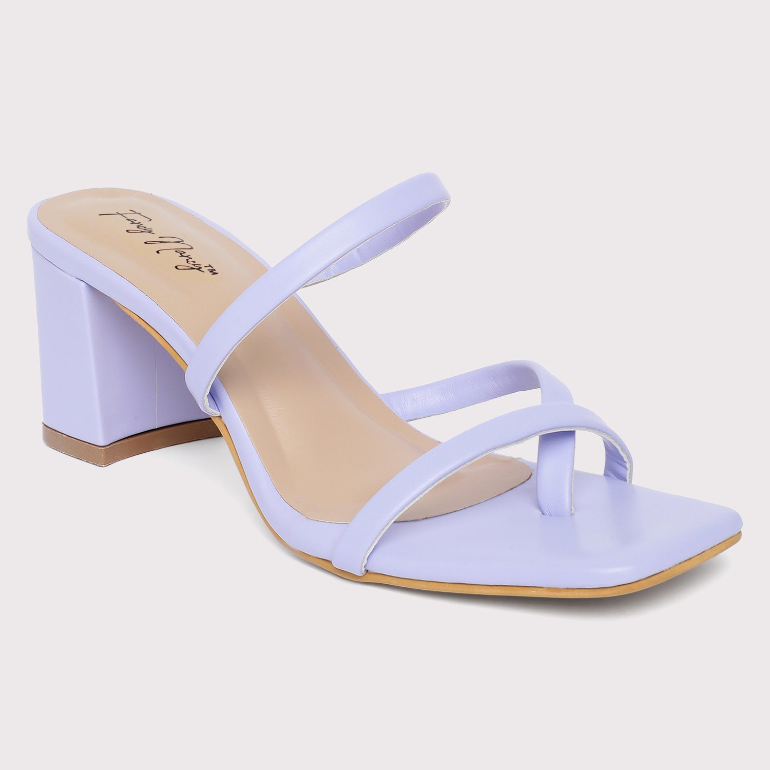 Strappy Heels Lilac Dapperfeet