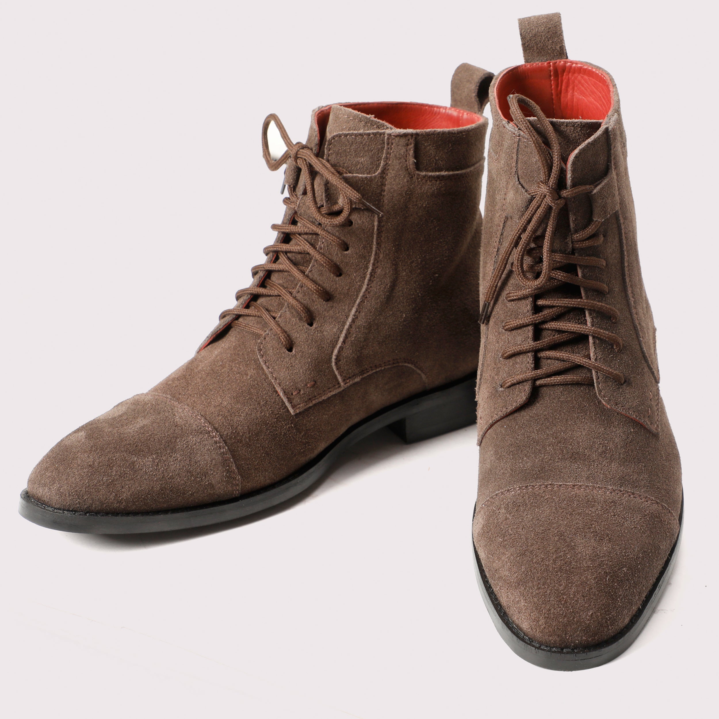 Brunello Suede Boots - Brown