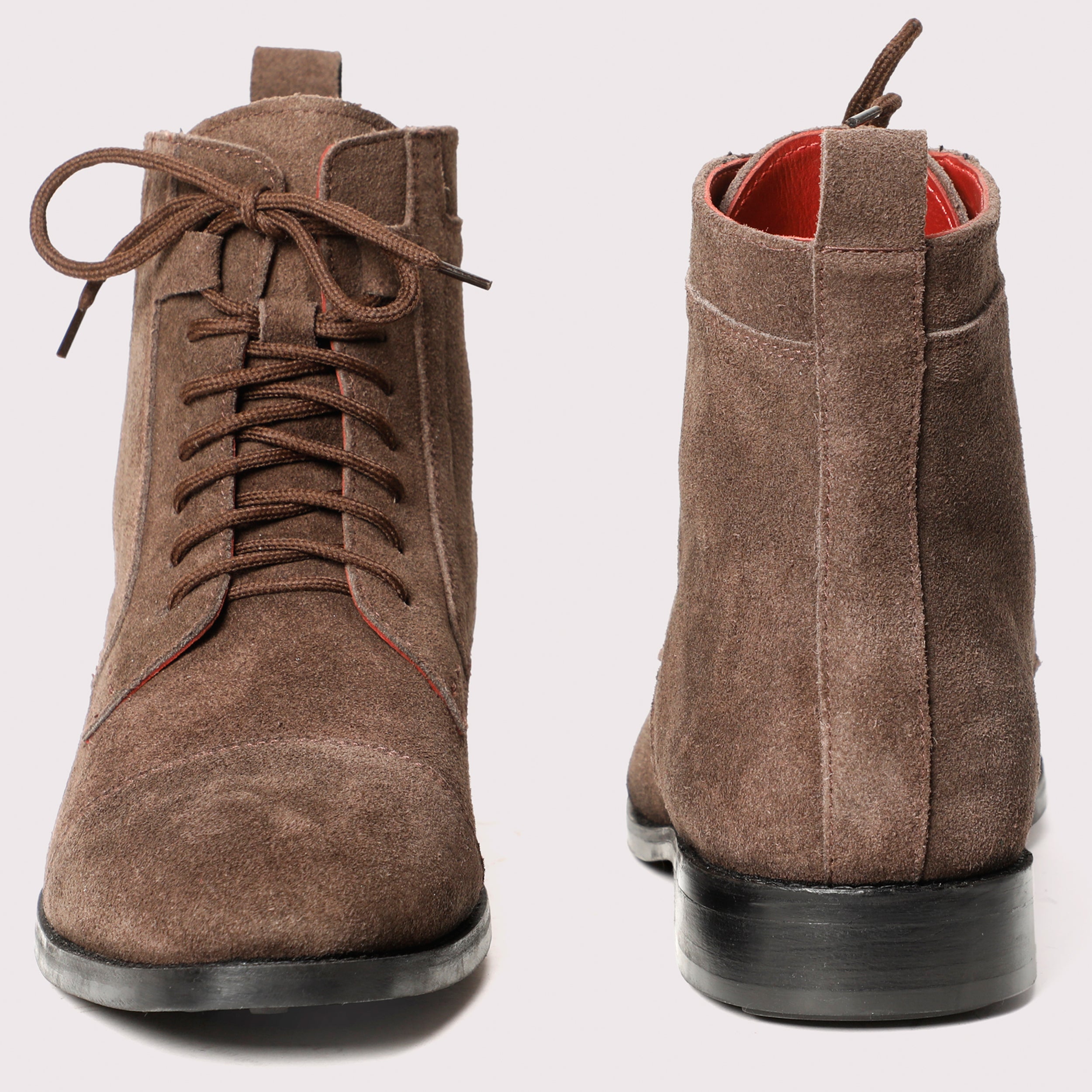 Brunello Suede Boots - Brown