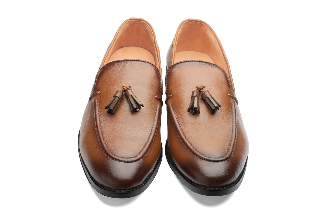 Kash 2 Tassel Loafers - Tan - Dapperfeet