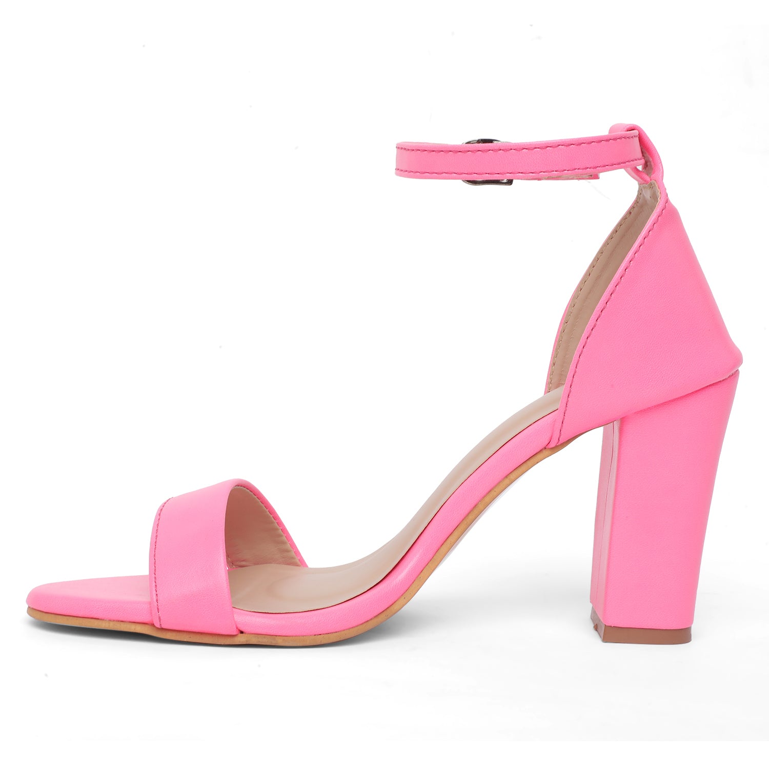 Pink 2025 strap heels