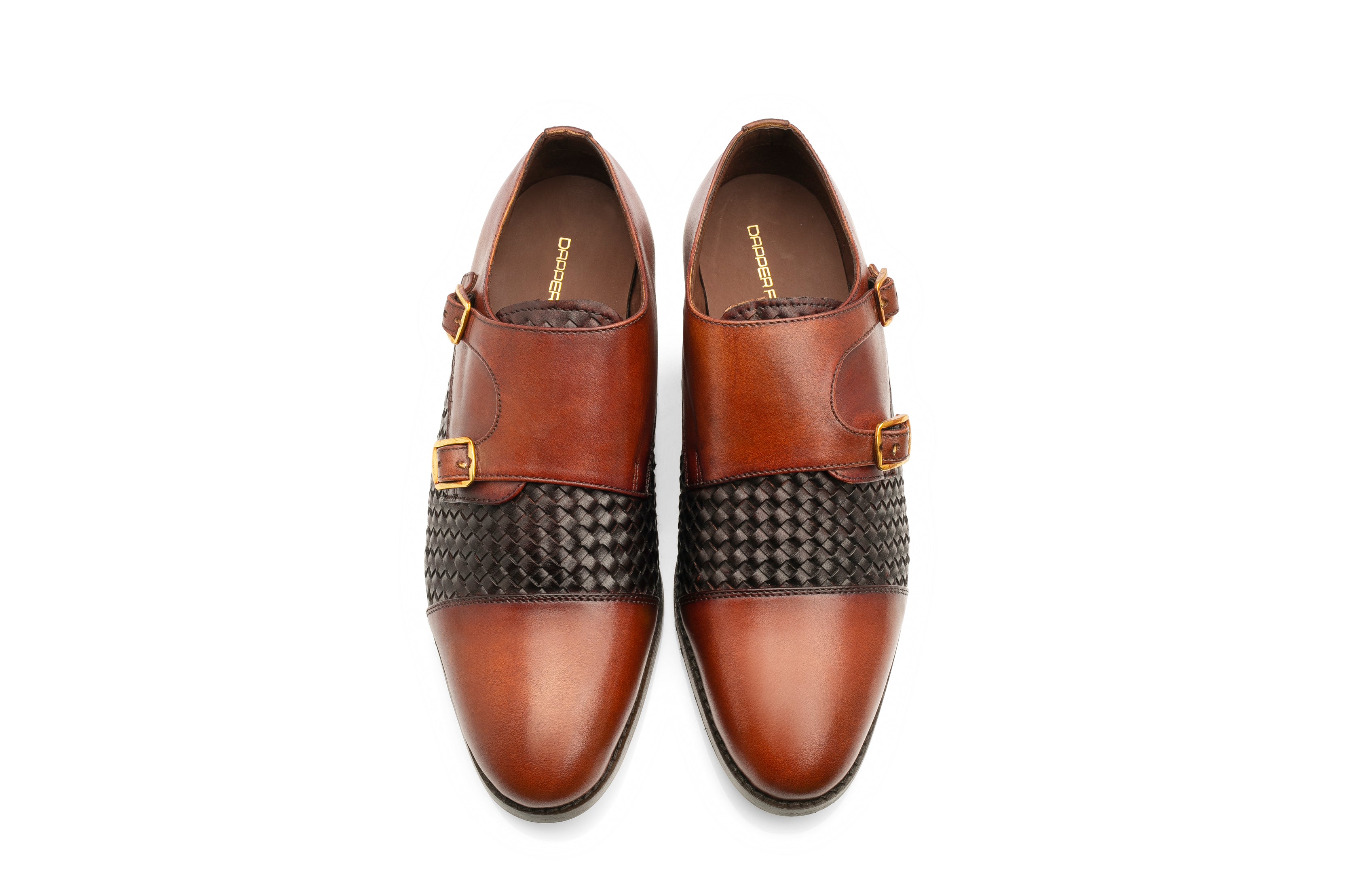 Borris Monk Straps - Cognac/Brown - Dapperfeet