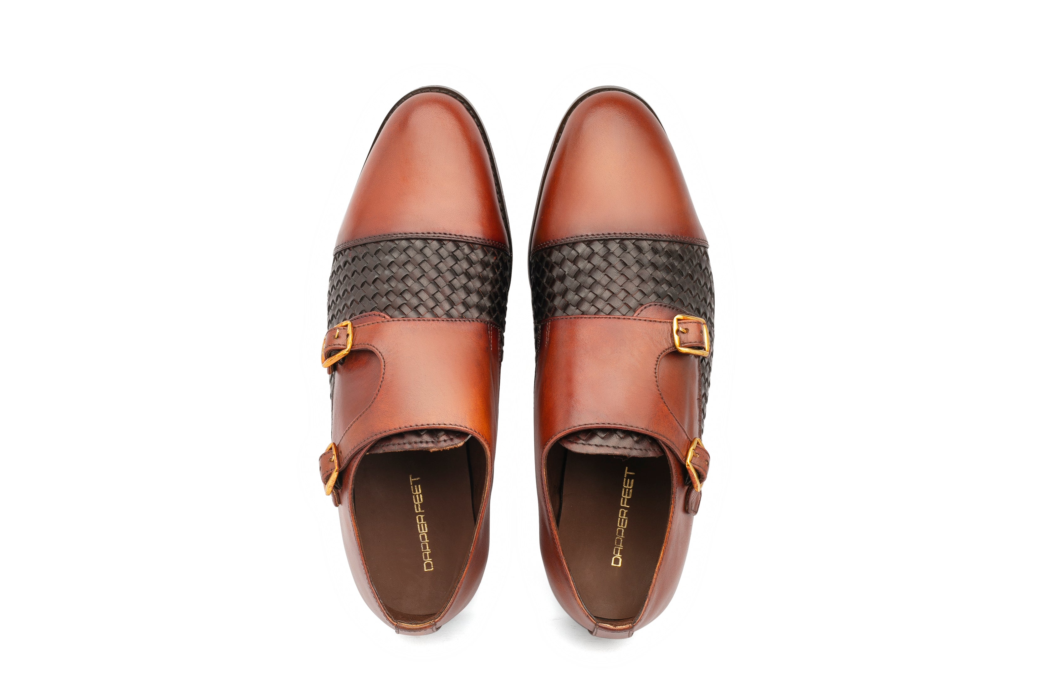 Borris Monk Straps - Cognac/Brown - Dapperfeet