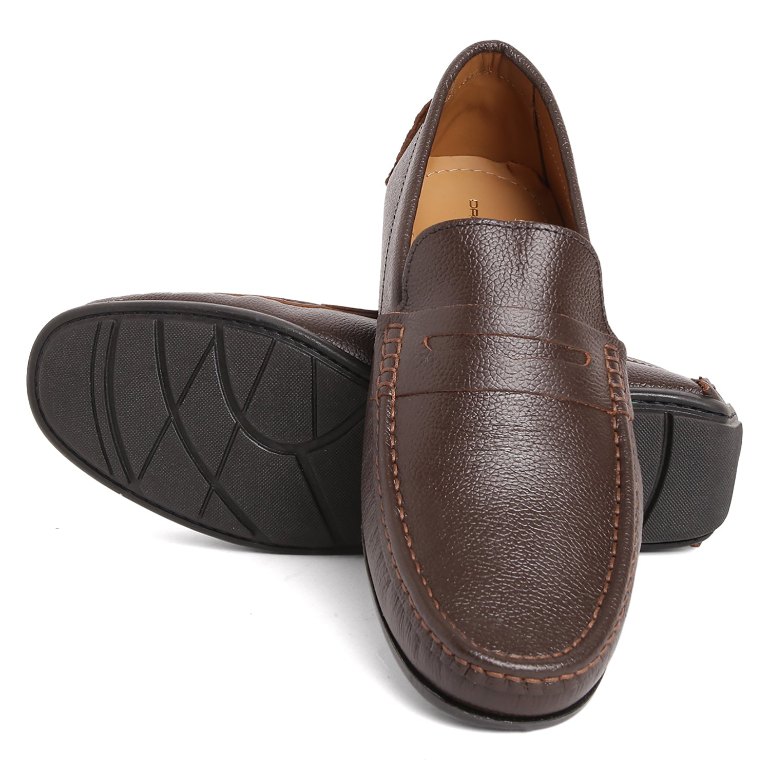 Mild Leather Driving Shoe - Brown