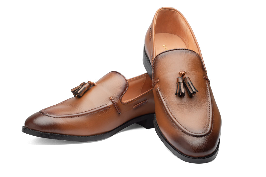 Kash 2 Tassel Loafers - Tan - Dapperfeet