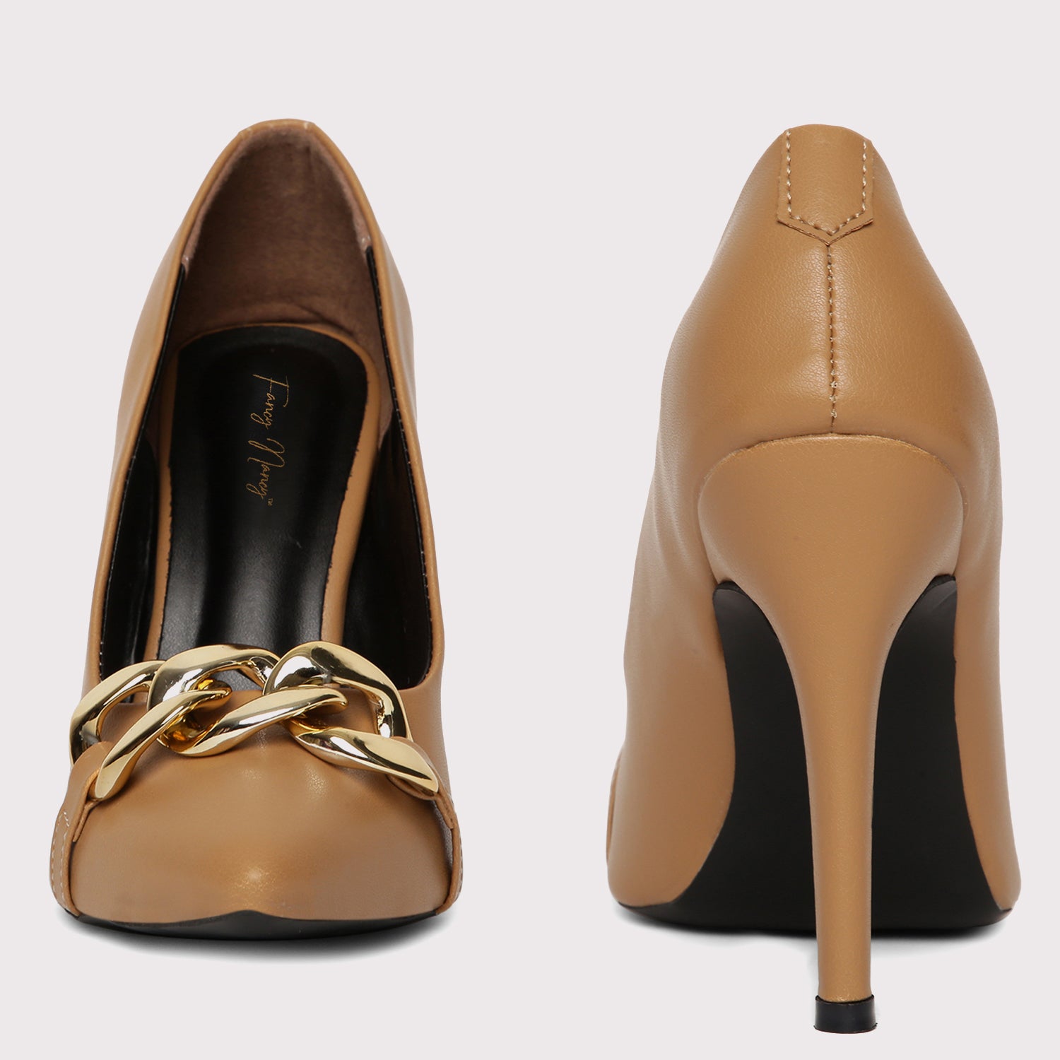 Chain - In Pumps - Tan