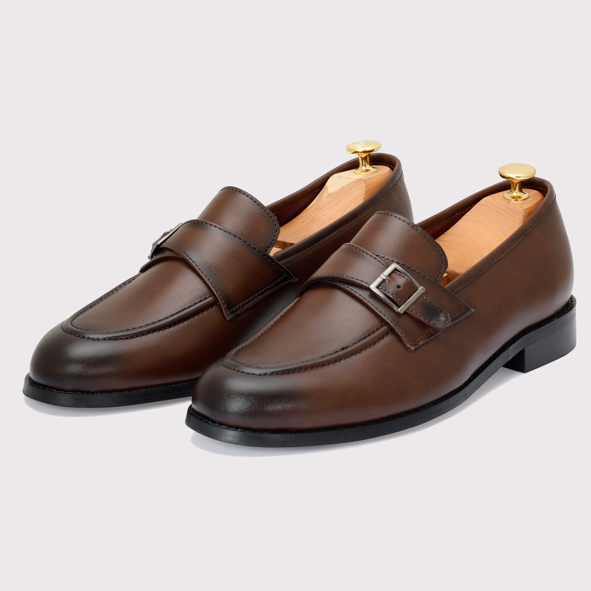 Macan Single Monks - Brown - Dapperfeet