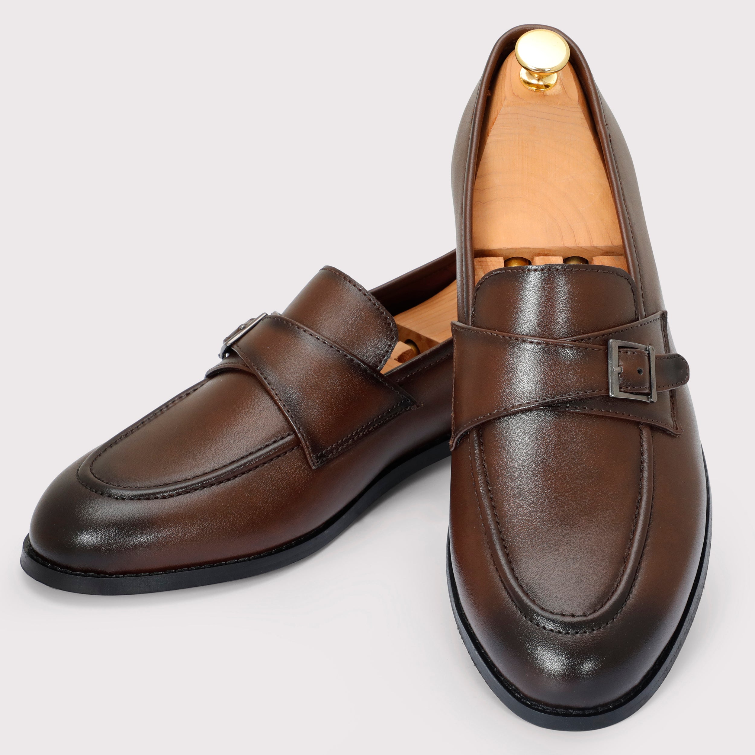 Macan Single Monks - Brown - Dapperfeet