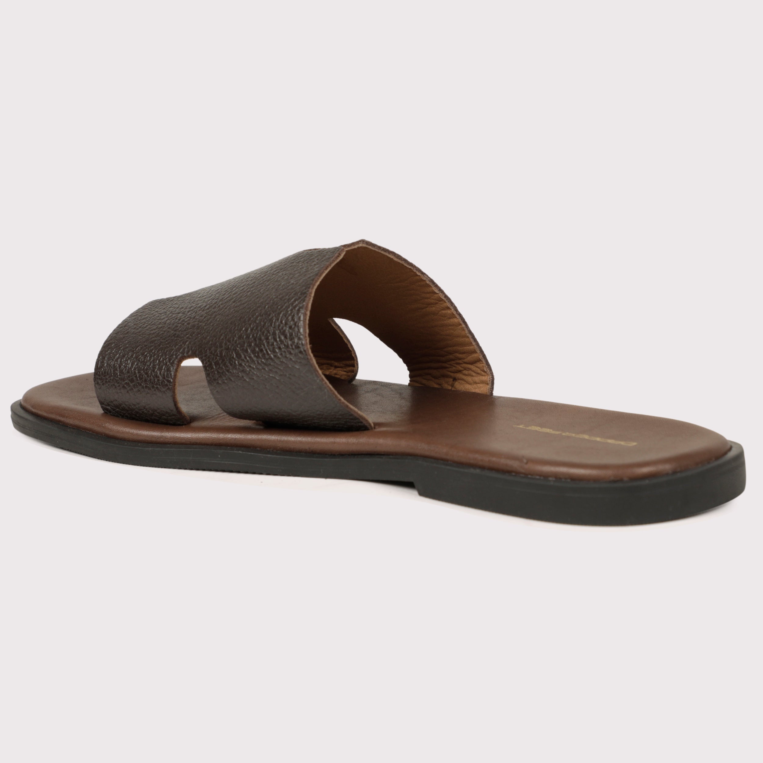 H - Style Slippers - Brown