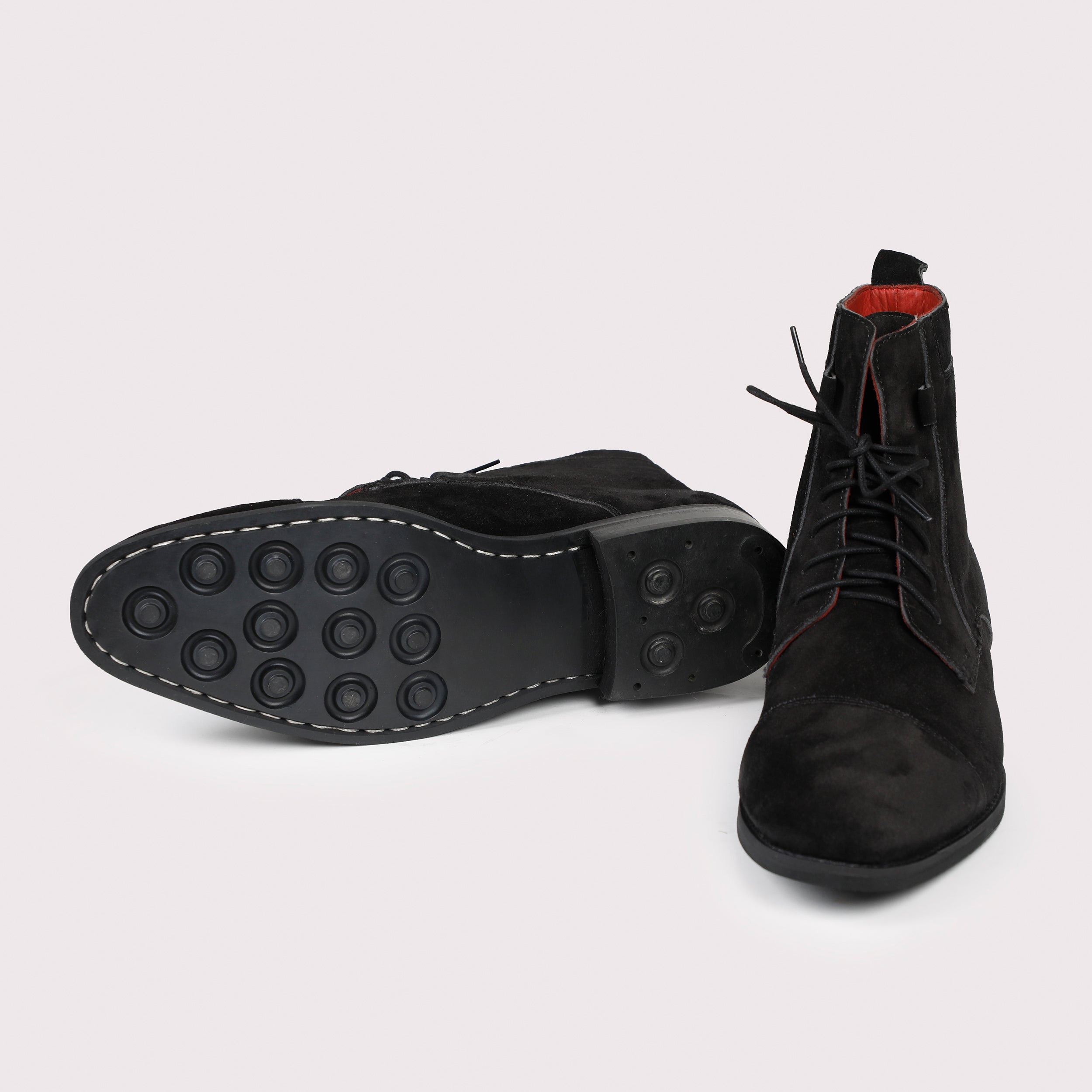 Brunello Suede Boots - Black