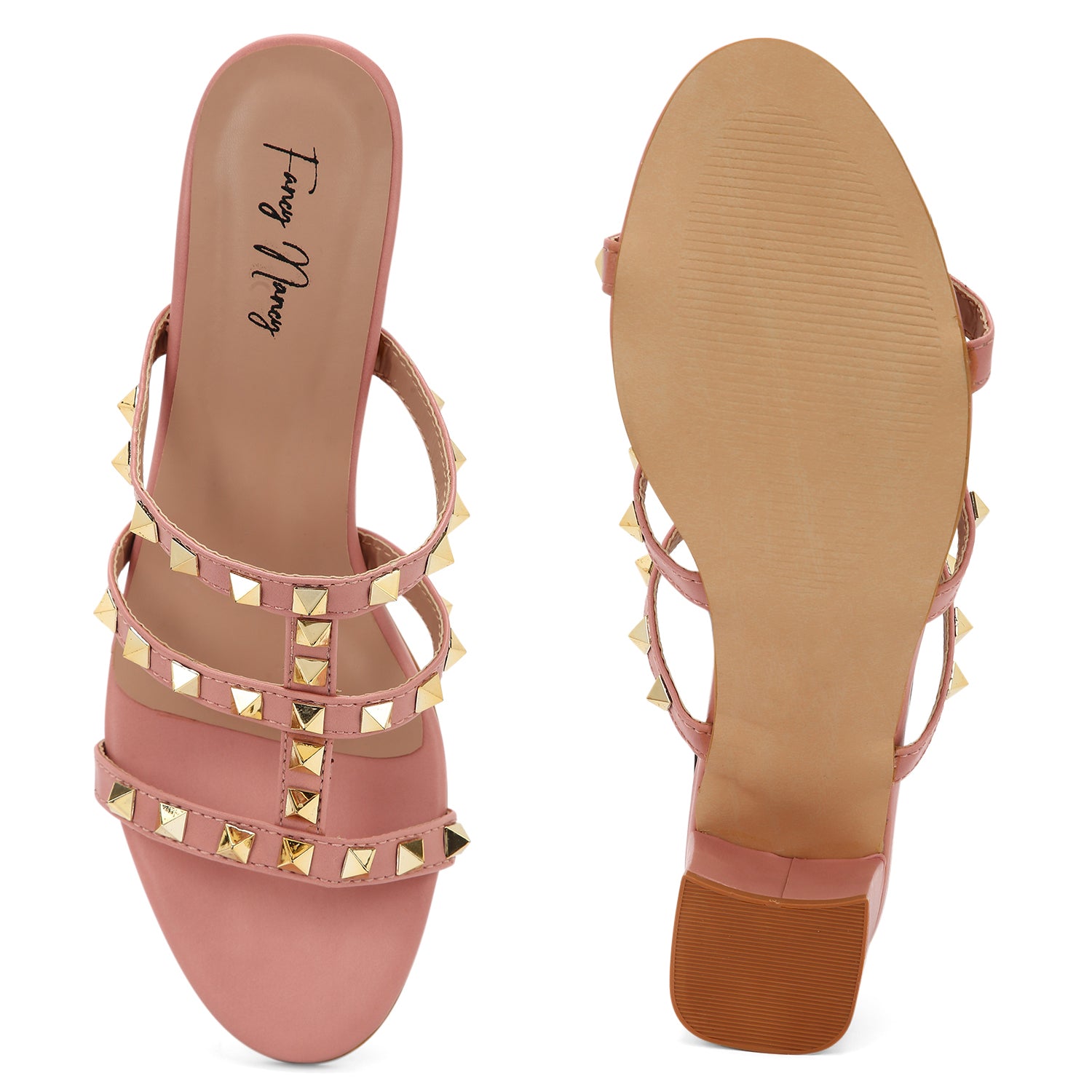 Dub Stud Sandals - Pink