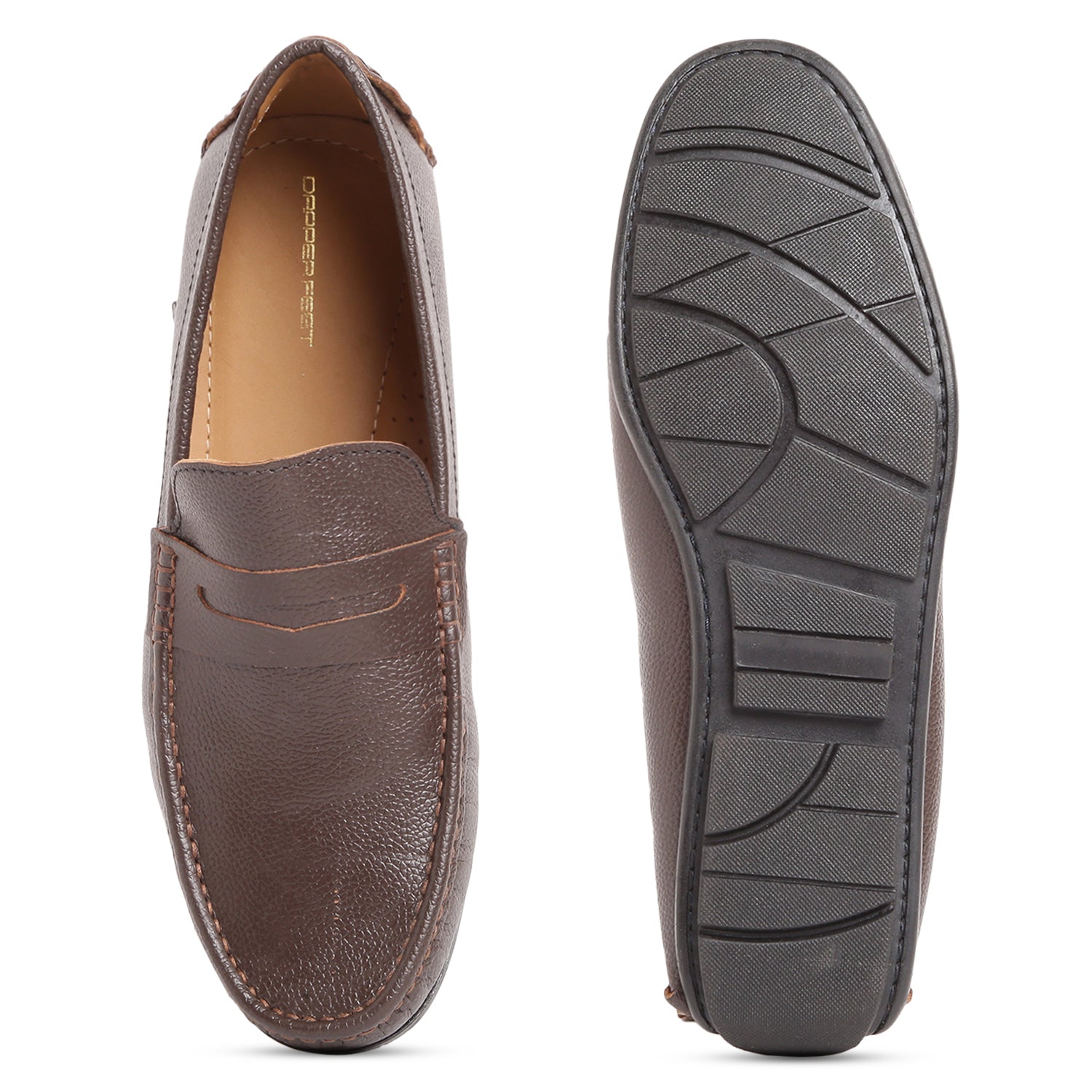 Mild Leather Driving Shoe - Brown