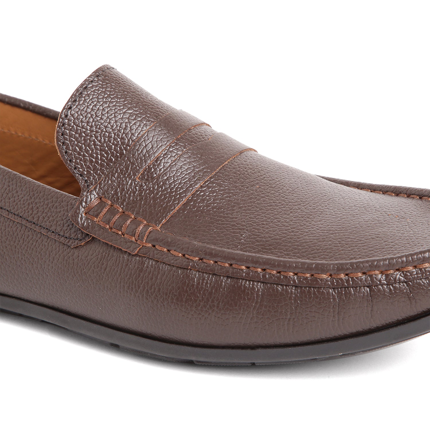 Mild Leather Driving Shoe - Brown