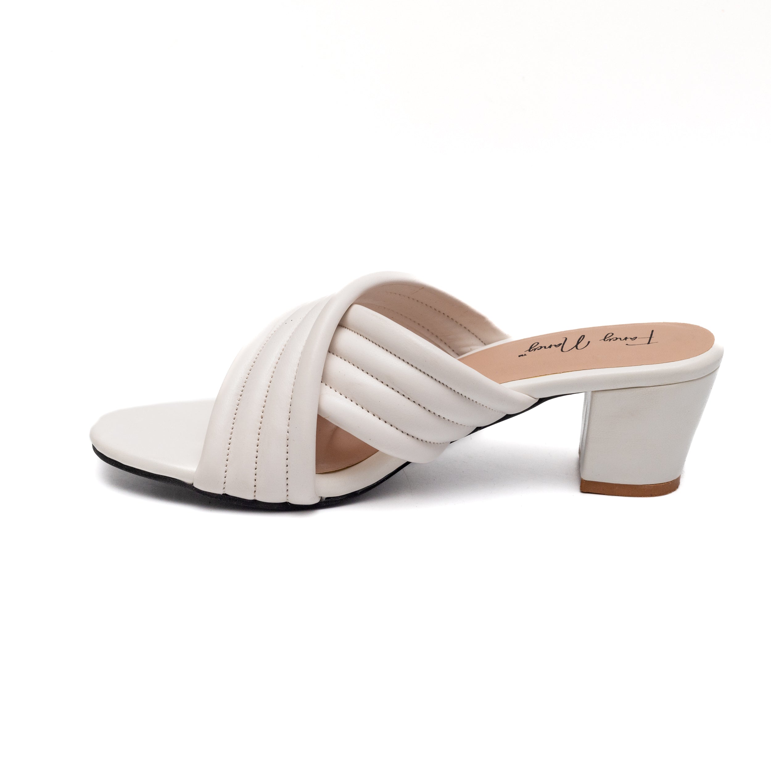 Crossy Mules - White