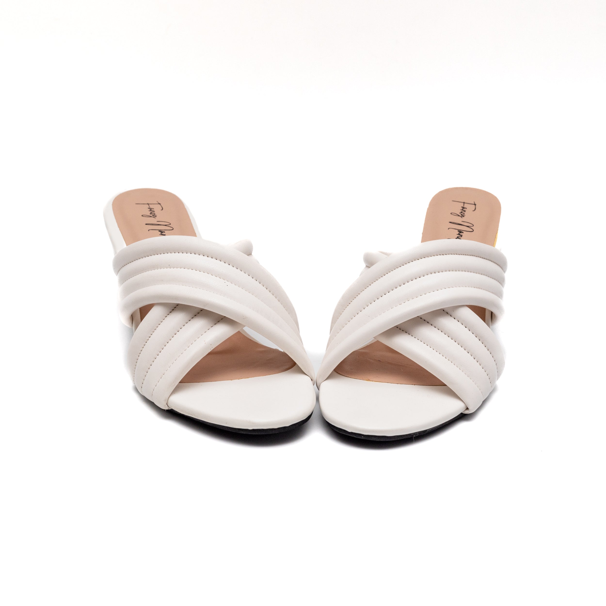 Crossy Mules - White