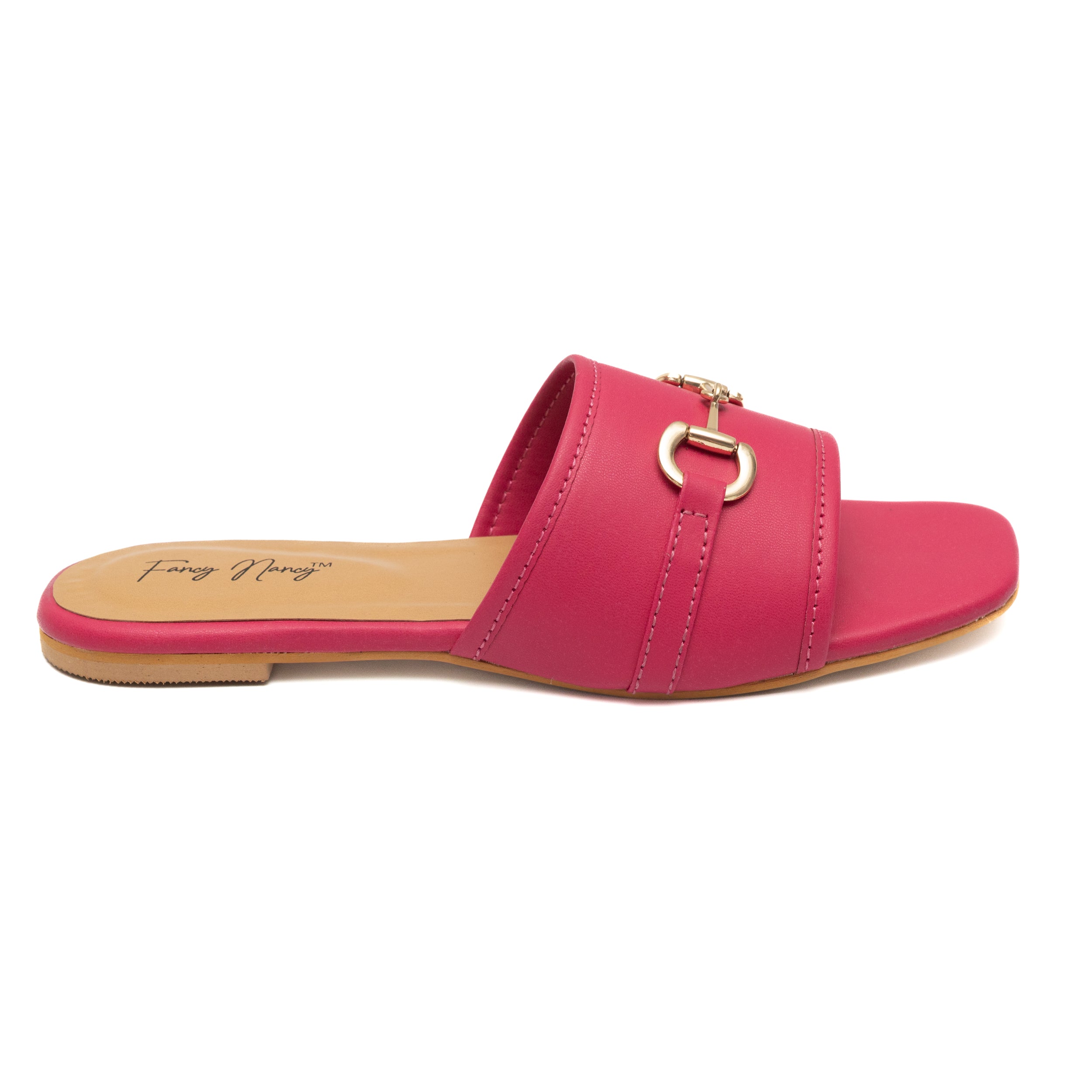 Buckle In Flats - Pink