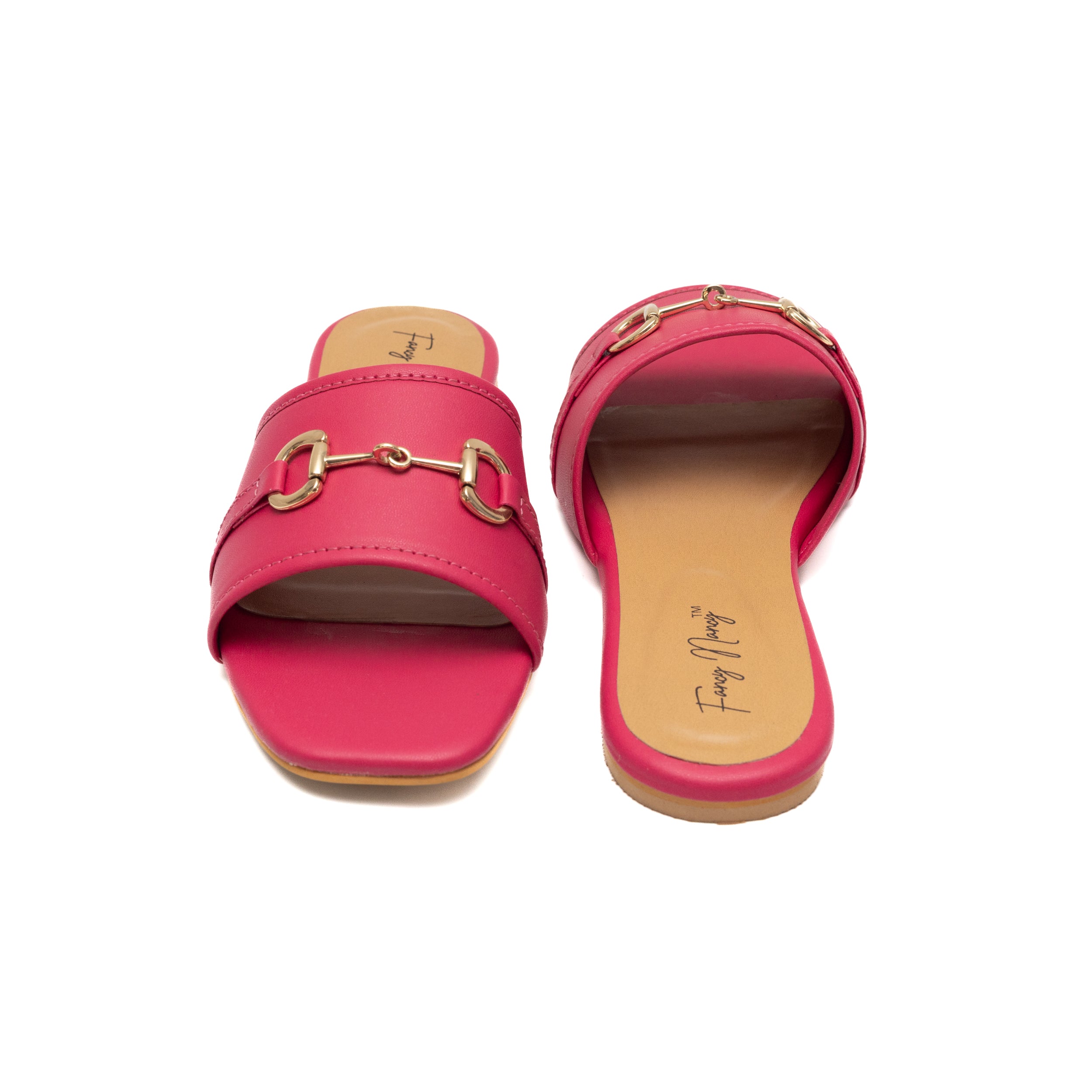 Buckle In Flats - Pink