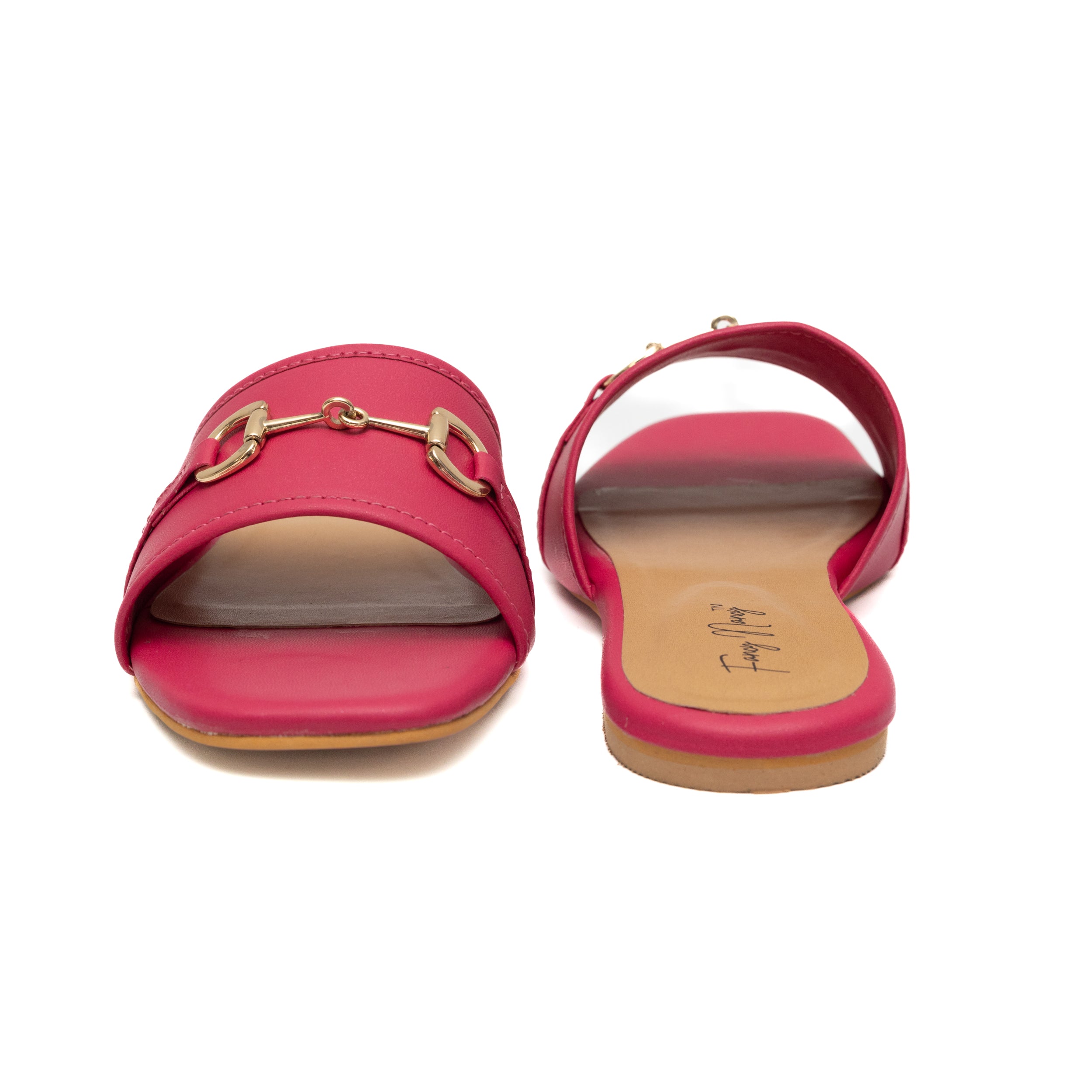 Buckle In Flats - Pink