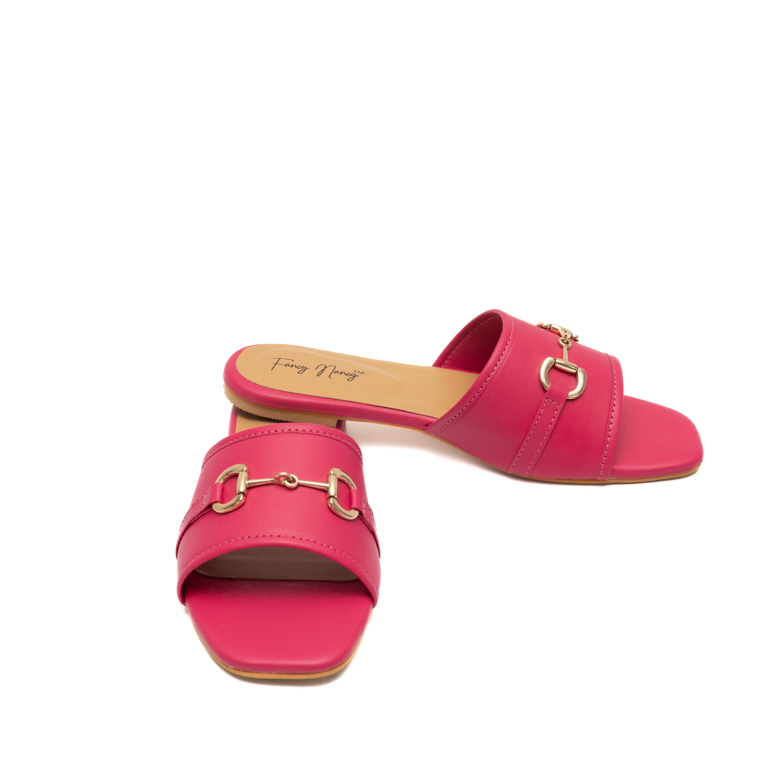 Buckle In Flats - Pink