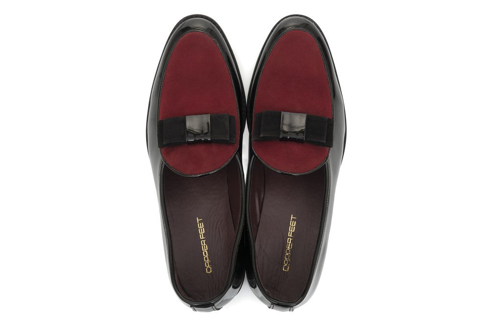 Cashmere Patent SlipOn - Oxblood - Dapperfeet