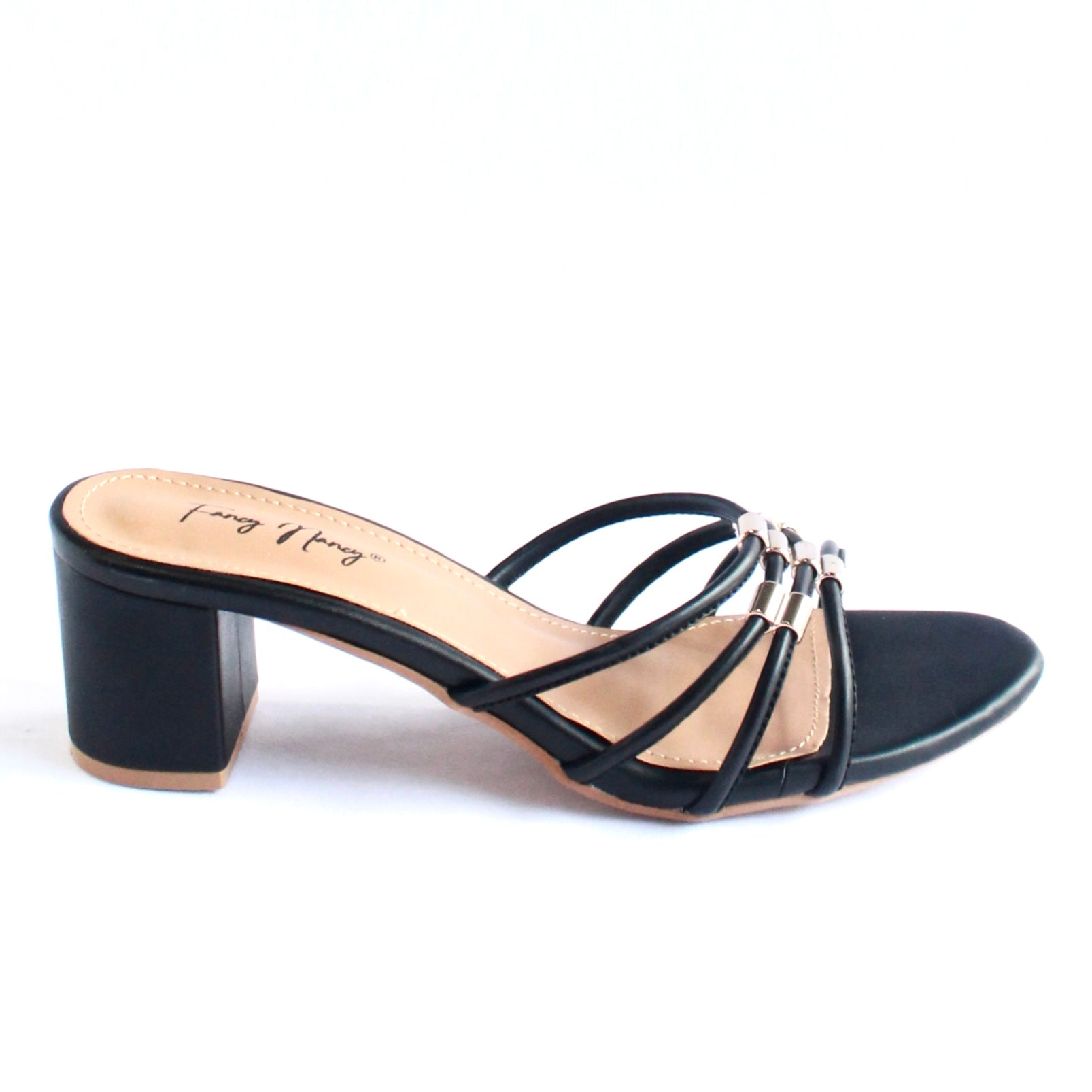 Strappy Mules - Black