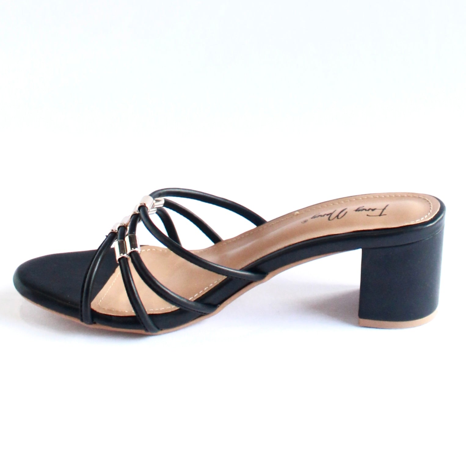 Strappy Mules - Black