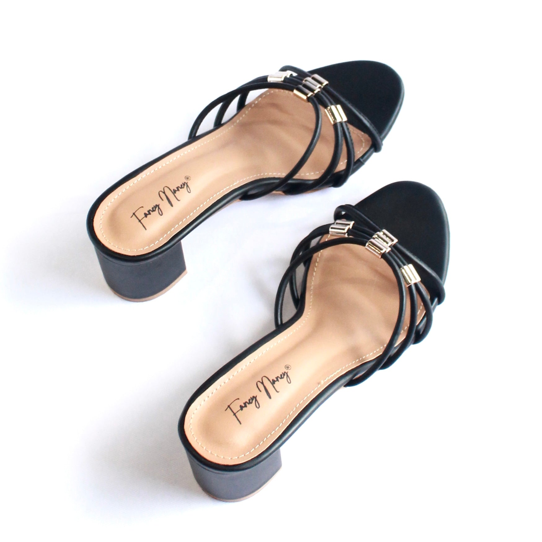 Strappy Mules - Black