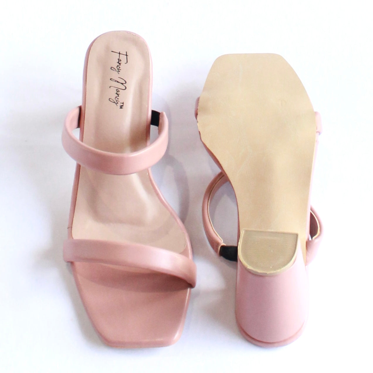 Double Strap Sandals - Pink