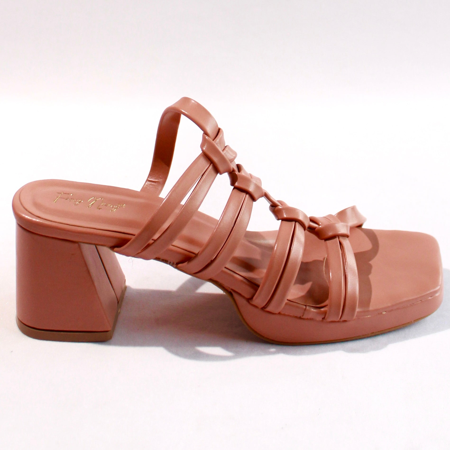 Strappy Platform - Peach