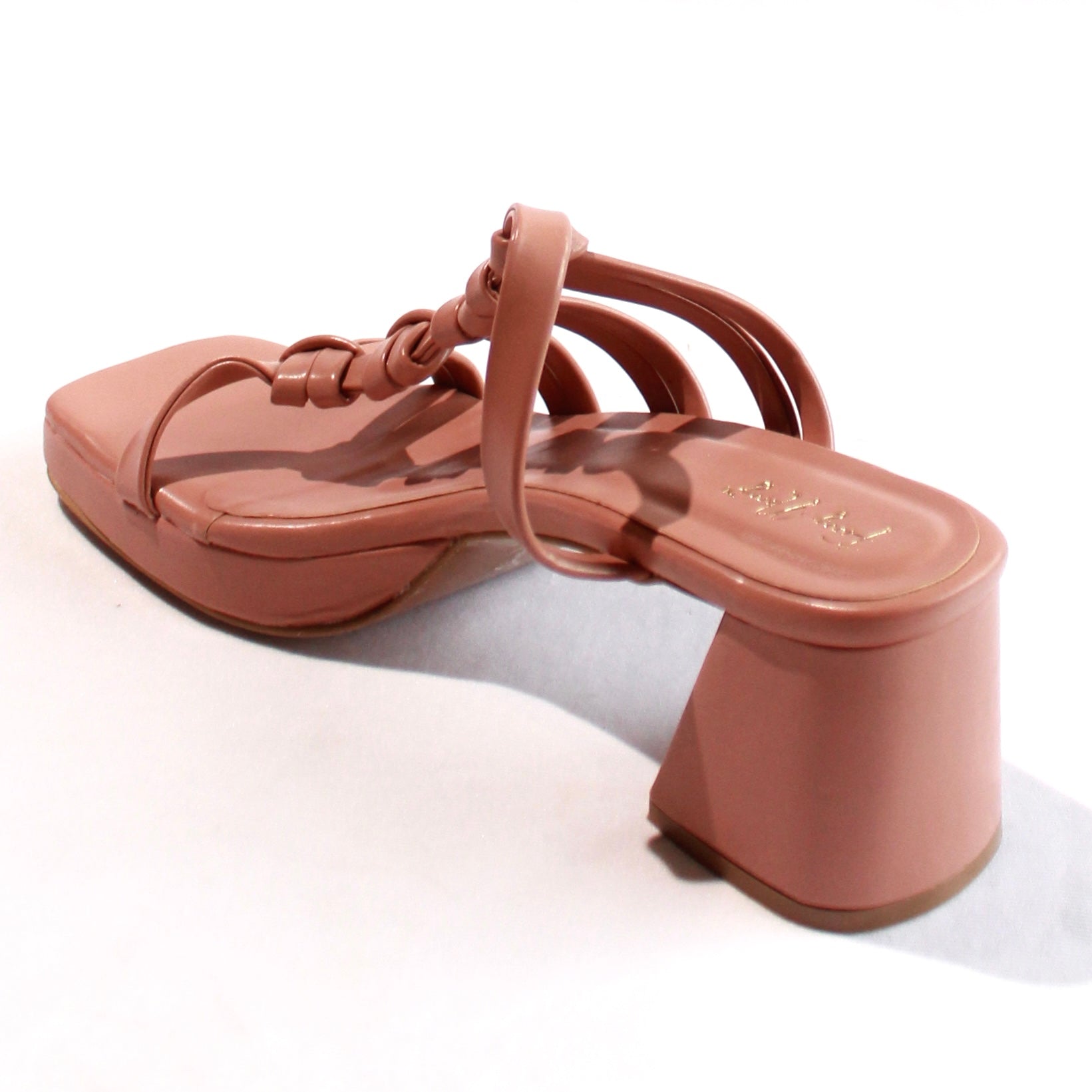 Strappy Platform - Peach