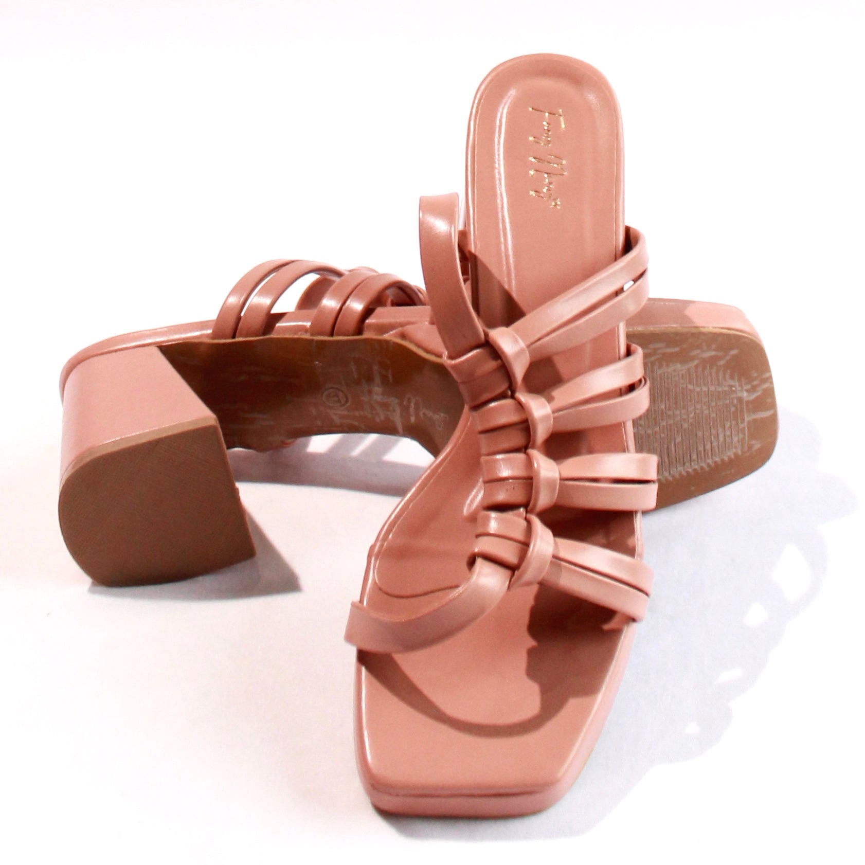 Strappy Platform - Peach