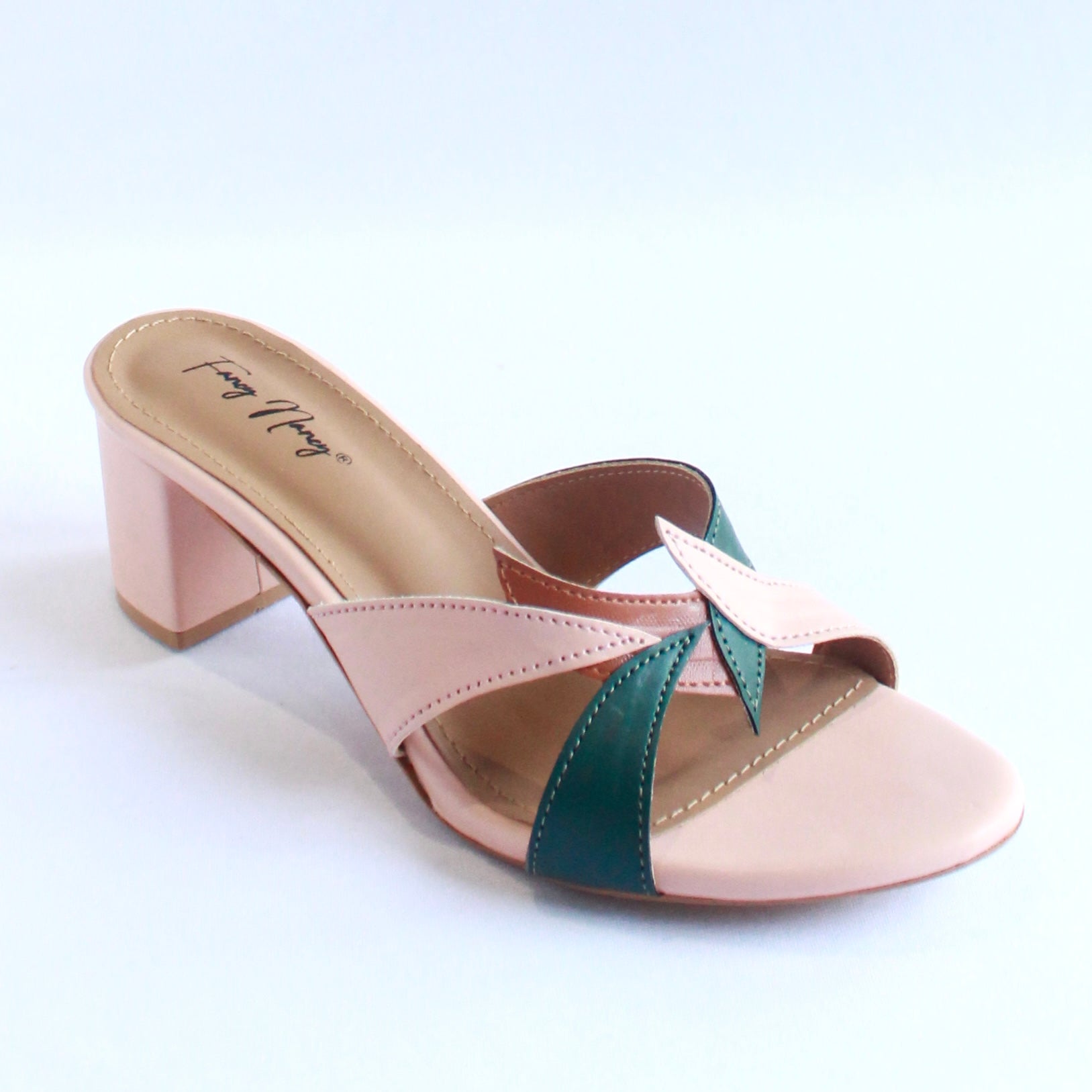 Leafy Mules - Peach