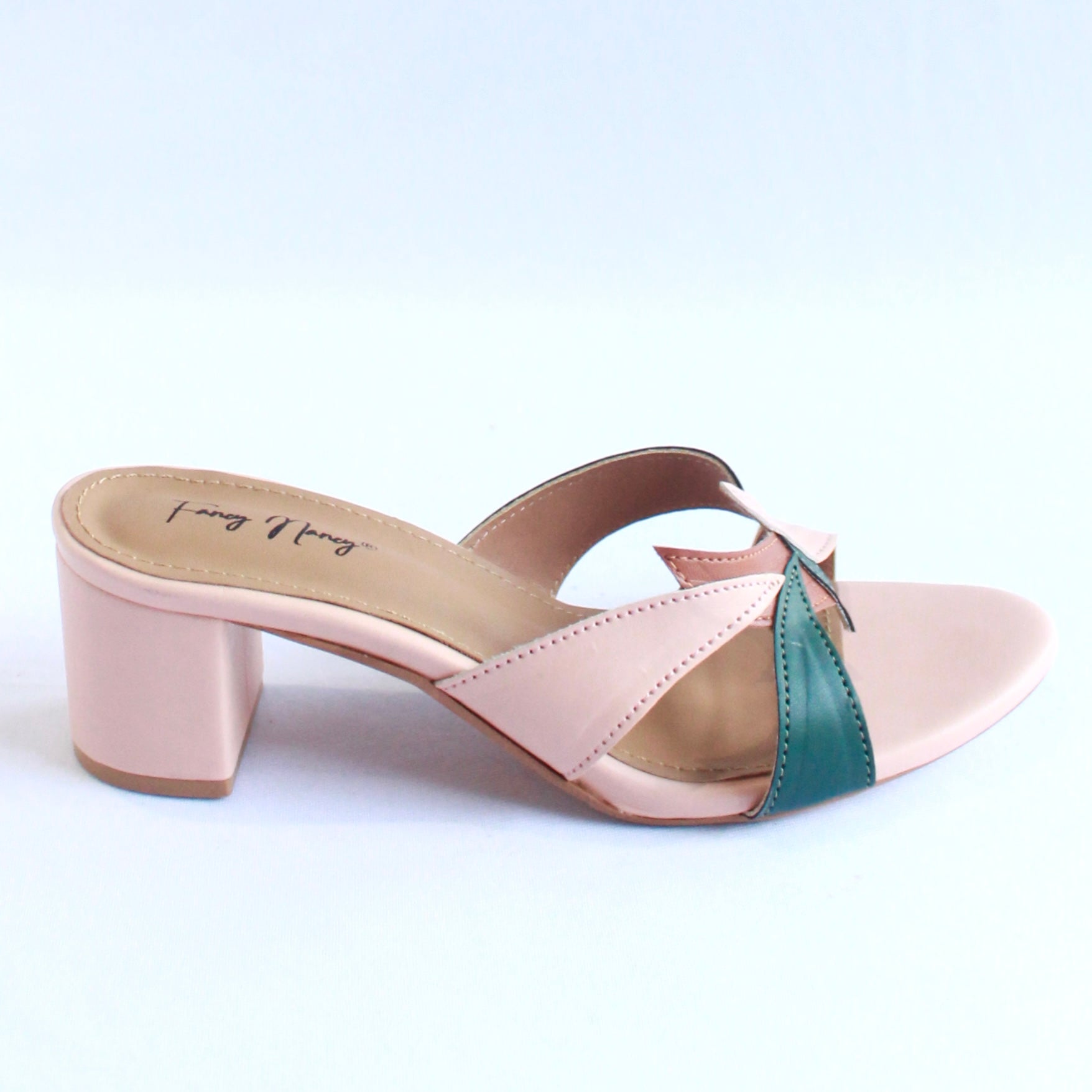 Leafy Mules - Peach