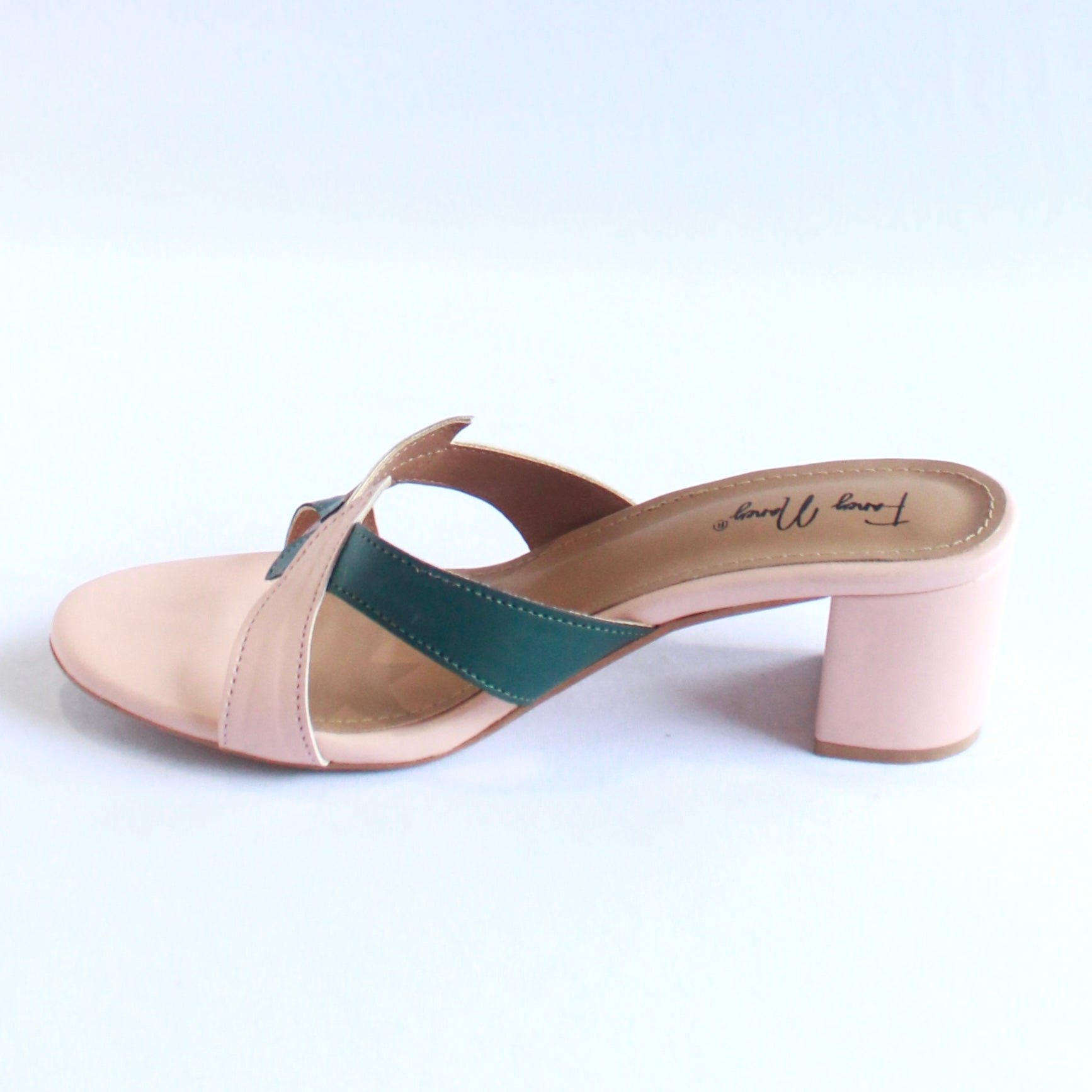 Leafy Mules - Peach