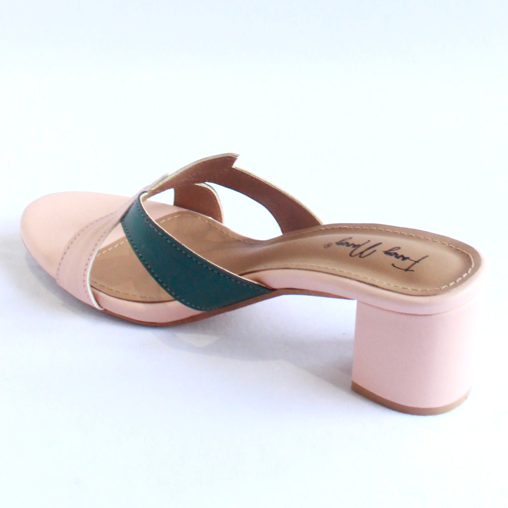 Leafy Mules - Peach