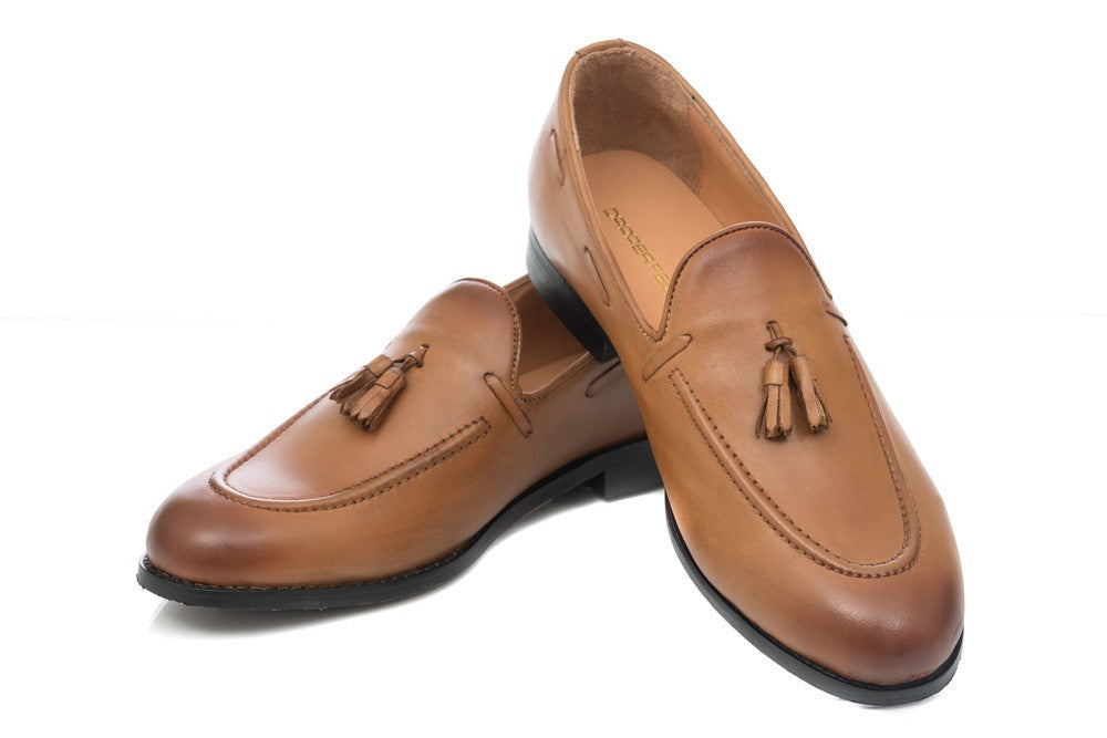 Kash Tassel Loafer - Tan - Dapperfeet