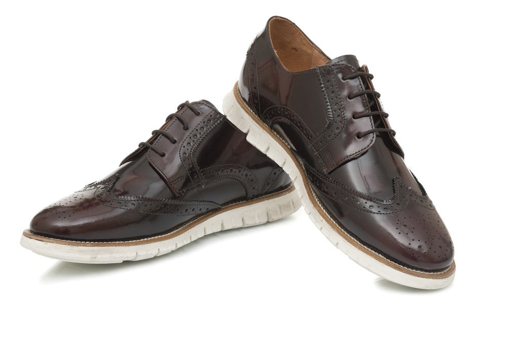 Lorenzo Brogues - Oxblood - Dapperfeet