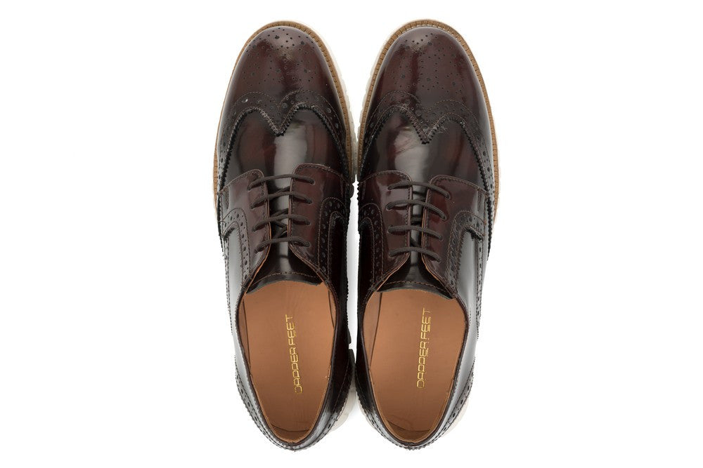 Lorenzo Brogues - Oxblood - Dapperfeet