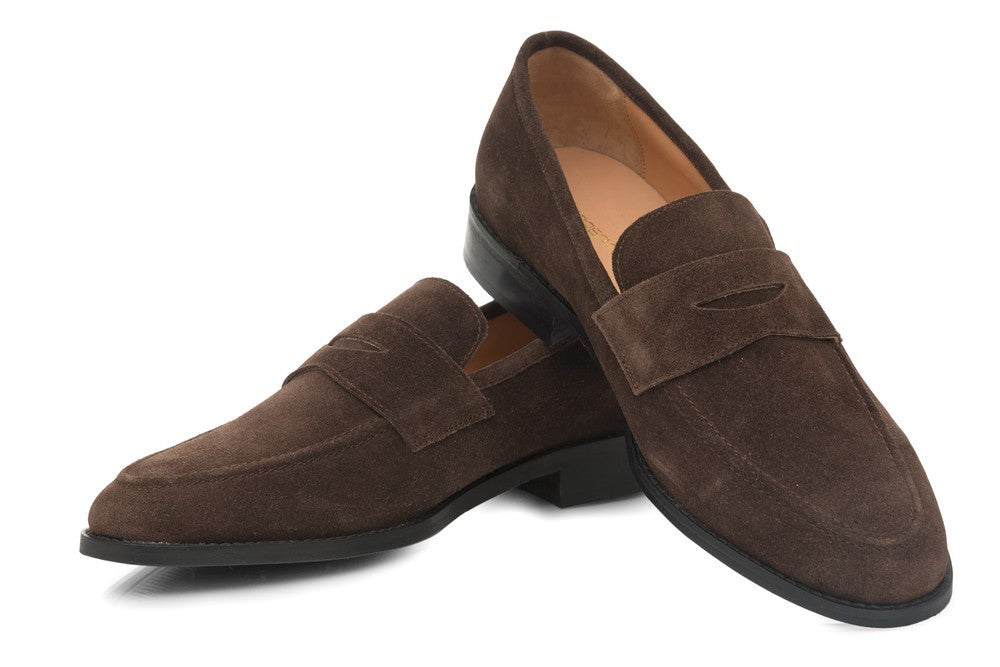 Rodio Suede Loafers - Brown - Dapperfeet