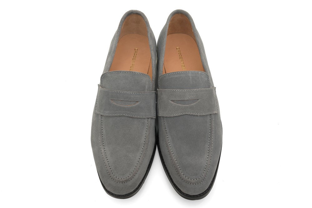 Rodio Suede Loafers - Grey - Dapperfeet