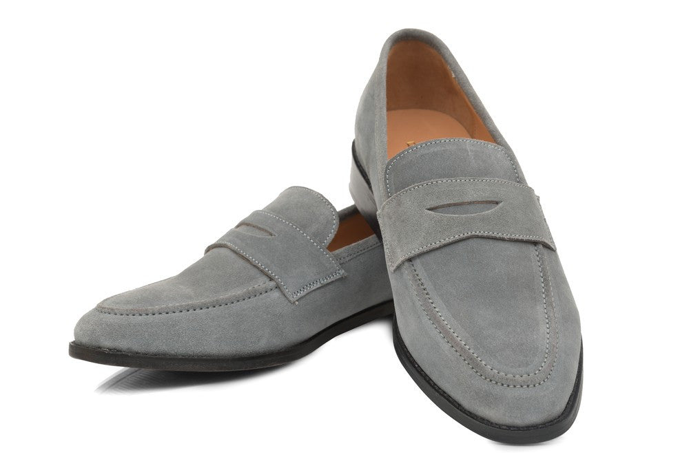 Rodio Suede Loafers - Grey - Dapperfeet