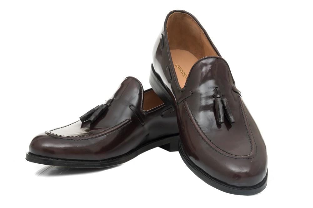 Sheldon Tassel Loafer - Oxblood - Dapperfeet